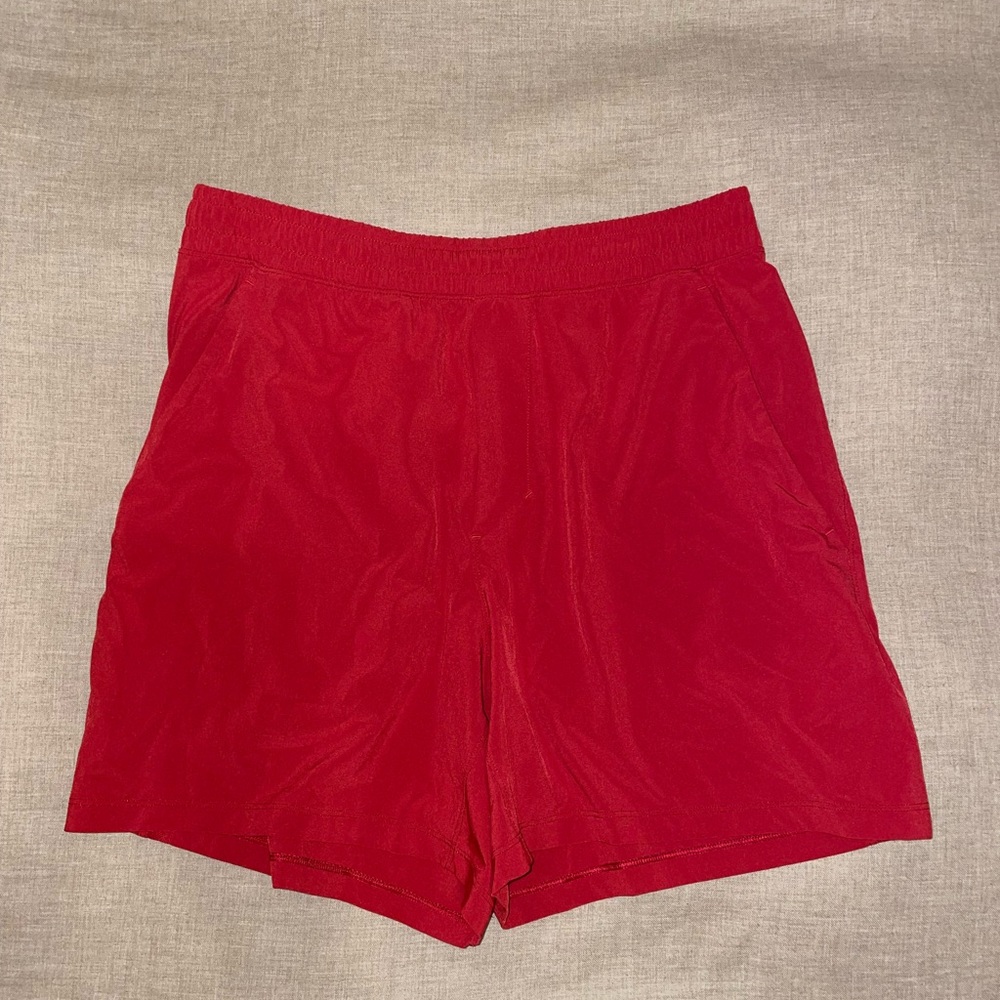 Red boy short Lululemon shorts